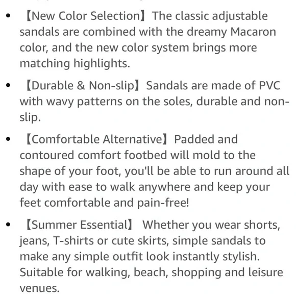 🍉 NWT | NIB • FUNKYMONKEY Women's “Jelly” Sandals • W7 • Aqua/blue - Picture 16 of 16